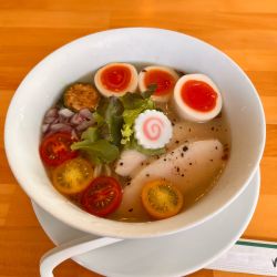 鶏冷やし塩そば