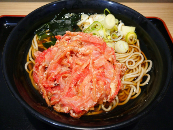 「紅生姜天そば（560円）」@名代 富士そば 大井町店の写真