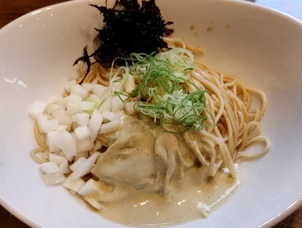 「牡蠣の和えそば（390円）」@Fishmenの写真