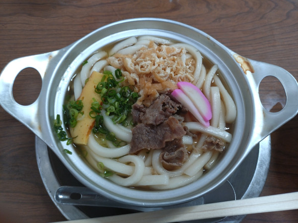 「鍋焼きうどん750円」@ことりの写真