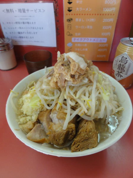 「小900円全部烏龍100円」@ラーメン二郎 小岩店の写真