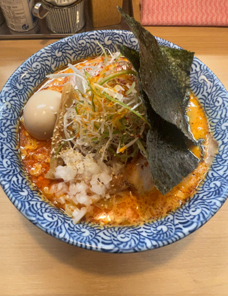 「特製ごまの辛いそば（A）1250円」@中華そば 多賀野の写真