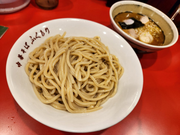「肉つけ麺　漬け玉子(Ｌ玉)」@中華そば ふくもりの写真