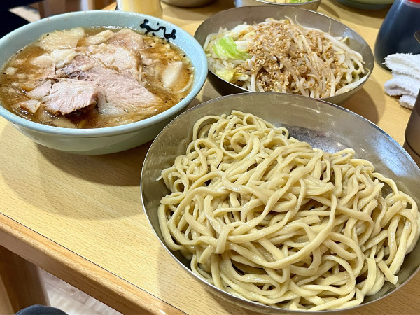 「シークヮーサーつけ麺 トドメ玉2ダブル」@ラーメン二郎 八王子野猿街道店2の写真