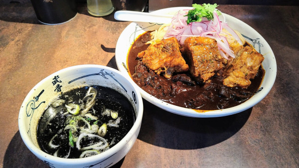 「【限定】カシミール黒つけ麺」@麺屋武蔵 武骨外伝の写真
