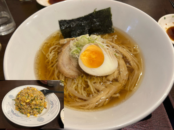「彩の国地鶏タマシャモ中華そば750円」@やまむろラーメンの写真