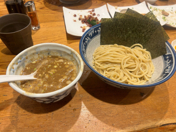 「つけ麺　のり　ゆず増し」@龍神麺の写真