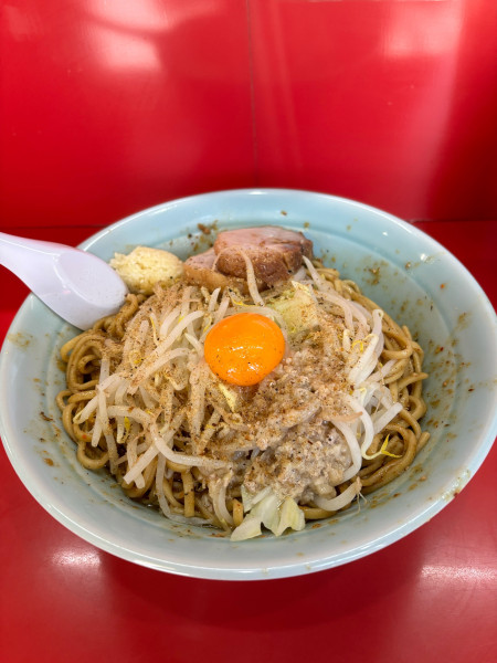 「煮干しまぜそば 大」@赤ひげラーメンの写真