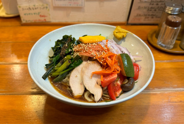 「【限定】森やの冷やし中華¥1300、大盛り¥150」@らーめん森や。の写真