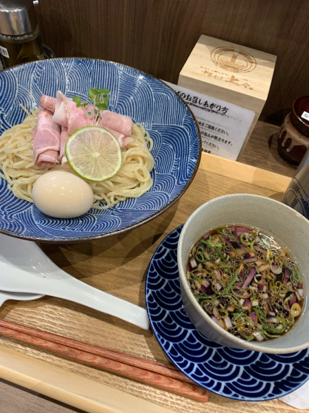 「特製鰹昆布水つけそば　醤油」@中華そば 上々の写真