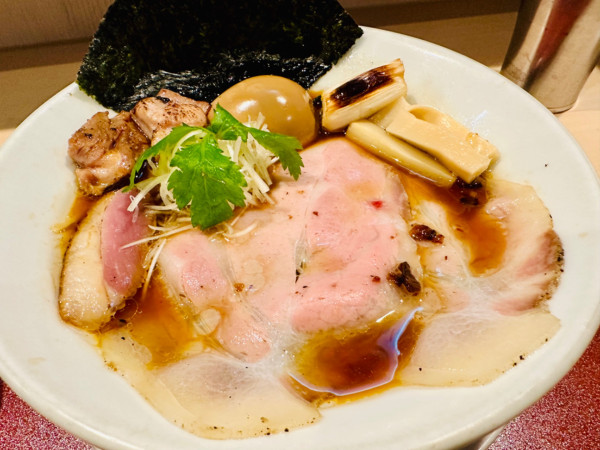 「特製紀州鴨そば【1490円】」@燃えよ麺助の写真