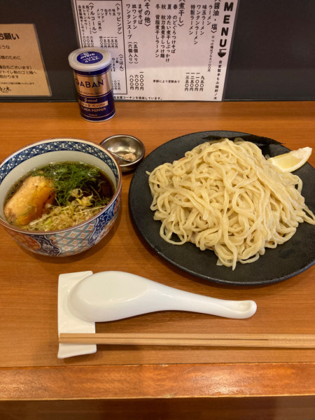 「淡麗つけ麺 1050円」@自家製手もみ麺 鈴ノ木の写真