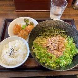 汁無し担々麺定食4辛