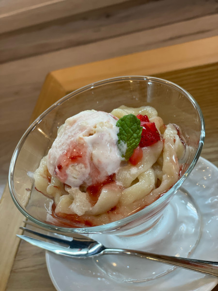 「きまぐれ麺スイーツ」@えびそば 緋彩の写真