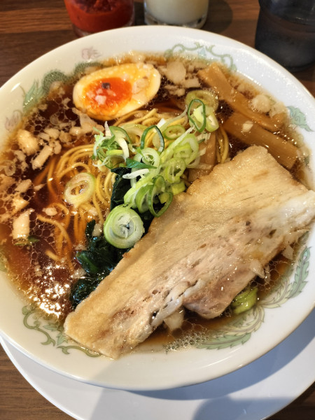 「背脂醤油ラーメン」@らーめん祿屋の写真