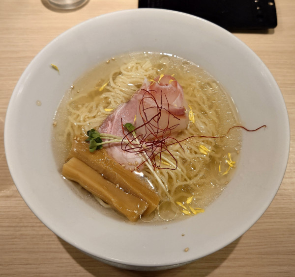 「【期間限定】冷やし鯛塩そば(980円)」@鯛塩そば 灯花 池袋東武店の写真