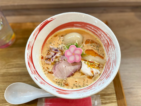 「冷やし濃厚トマトえびそば」@えびそば 緋彩の写真