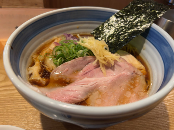 「熟成醤油 生姜中華そば」@中華そば 麒麟の写真