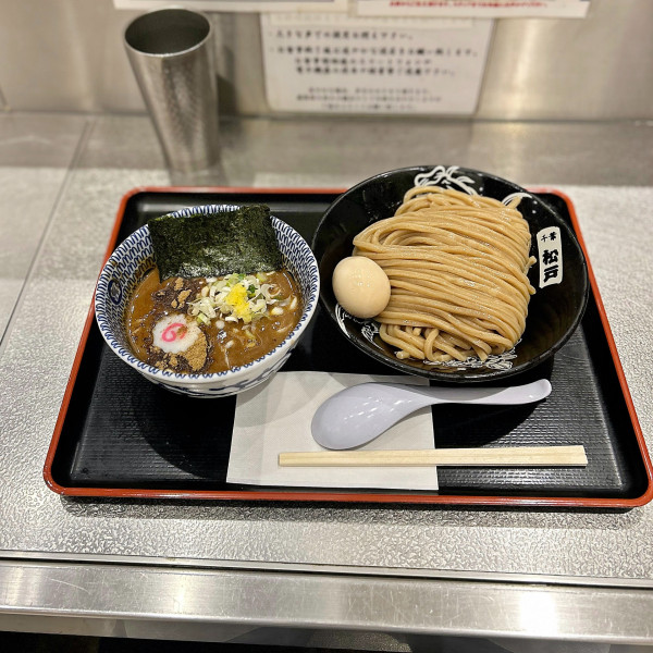 「半熟味玉濃厚つけめん（中盛）」@松戸富田麺絆の写真