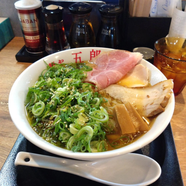 「九条ネギそば大盛り」@麺や 五郎の写真