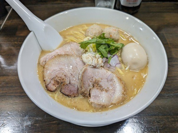 「鯛味噌特製ラーメン1,300円」@ラーメン晃煇の写真