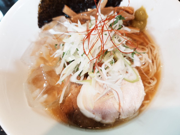 「黒鯛の煮干し冷やしラーメン」@麺や 笑 ～Sho～の写真