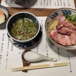 特製鴨つけ麺　塩