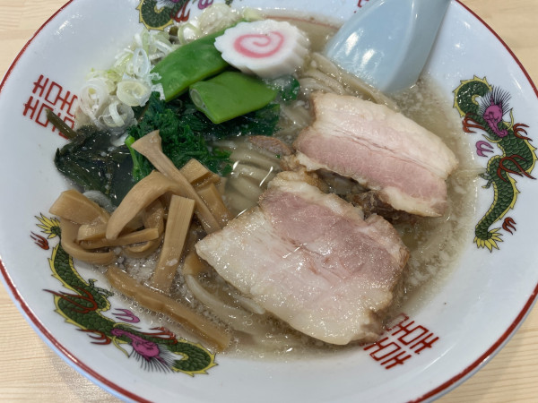 「手打ち中華・塩：1000円」@浅間食堂の写真