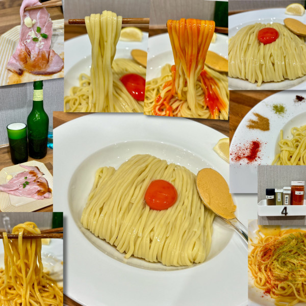 「ウニバターたまご麺900円＋ビール」@無冠 阿佐ヶ谷の写真