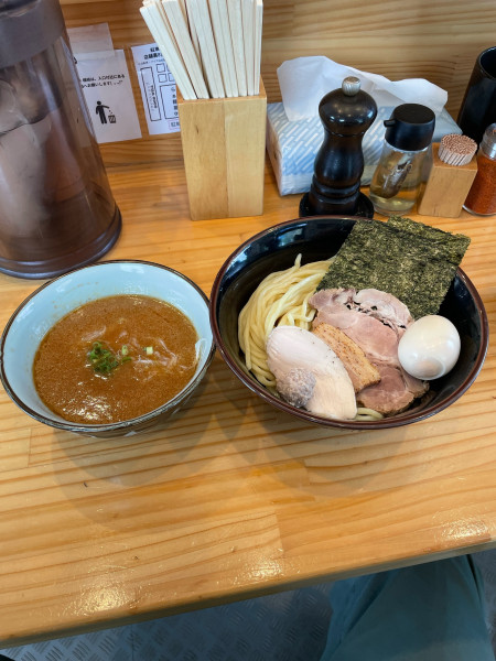 「特製濃厚海老つけ麺　1150円」@らぁ麺屋09。の写真