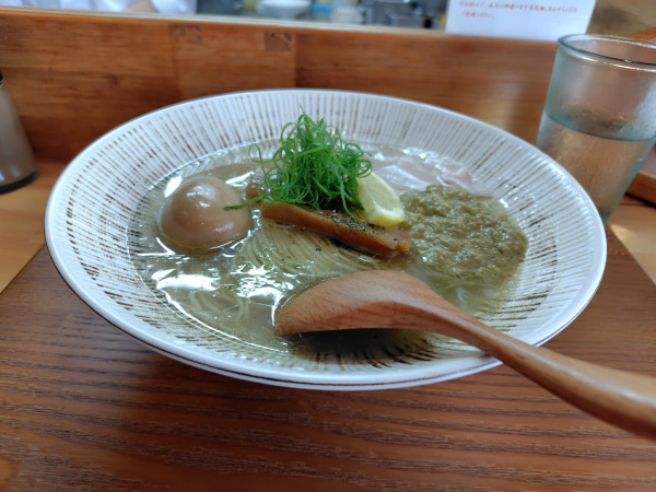 「牡蠣そば(並)¥850」@中華そば 華塩の写真