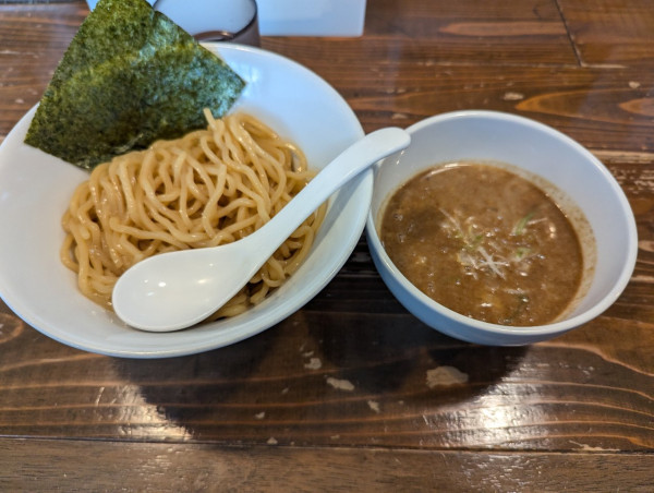 「煮干濃厚つけ麺950円」@煮干しそば 虎空の写真