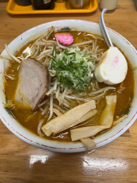 「カレーもやし味噌ラーメンこってり（1,020円）」@味の五十番の写真