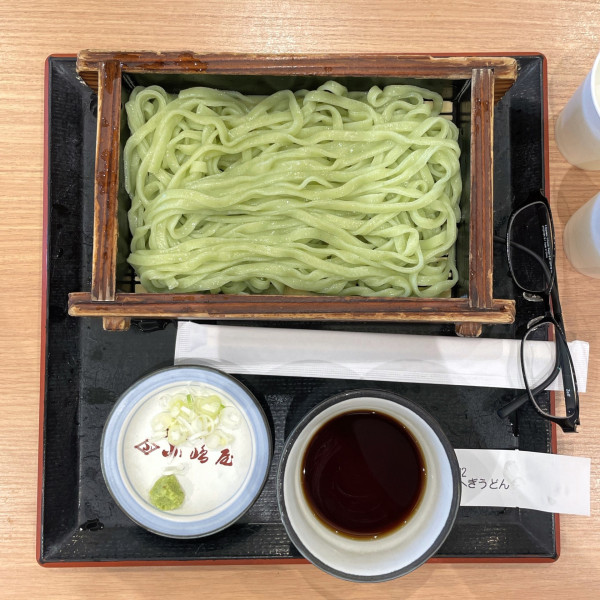 「へぎうどん」@越後へぎそば処 赤城高原SA店の写真