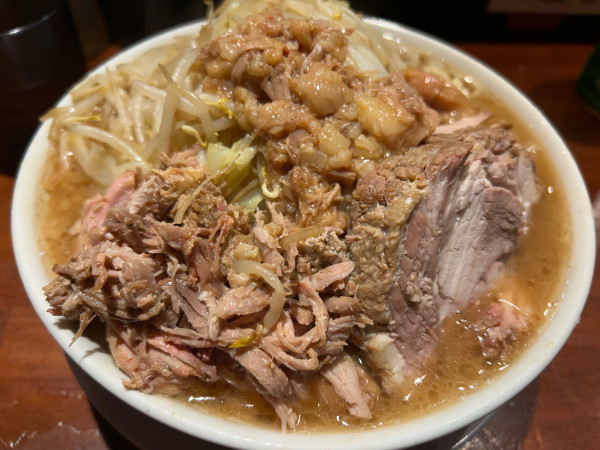 「ラーメン少なめ250g¥1150+豚1枚¥200」@豚ノヴァ 国分寺本店の写真