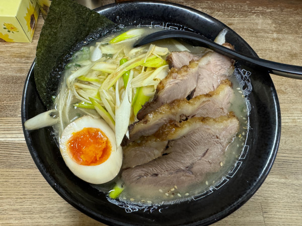 「ねぎチャーシュー麺」@らーめん家 きらくの写真
