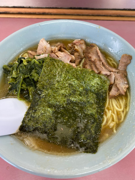 「正油ラーメン＋ネギライス小」@ラーメンショップ 府中分梅町店の写真