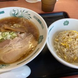 中華そば半チャーハンセット