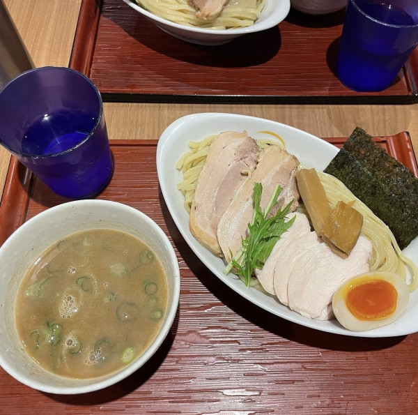 「鶏白湯魚介つけ麺」@ヒキュウの写真