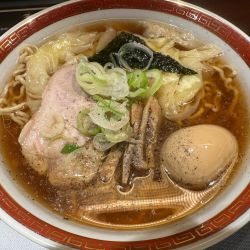 味玉ワンタン麺大盛り(¥1490)