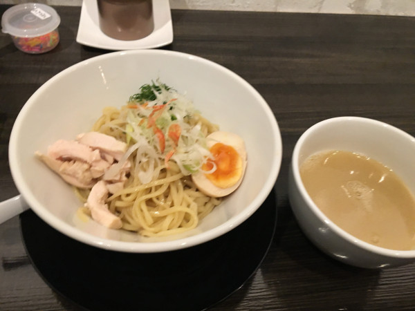 「海老潮つけ麺」@麺道しゅはり 六甲道本店の写真