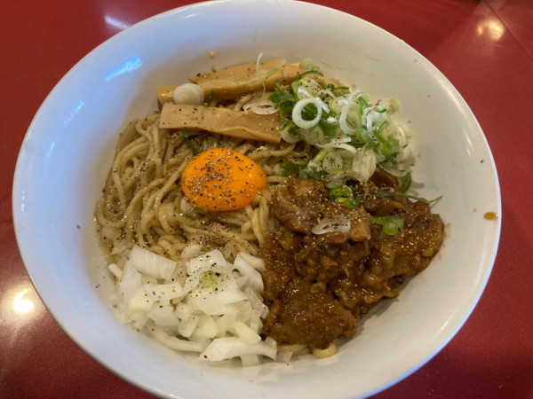 「和牛油そば+麺増し1000円」@麺屋しのはら 三日月食堂の写真