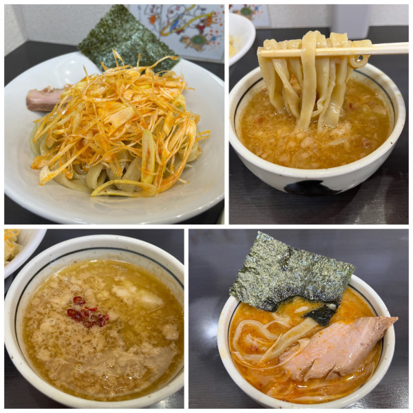 「【限定】辛ネギ濃厚つけ麺 1200円」@自家製手打ち麺 禿の写真