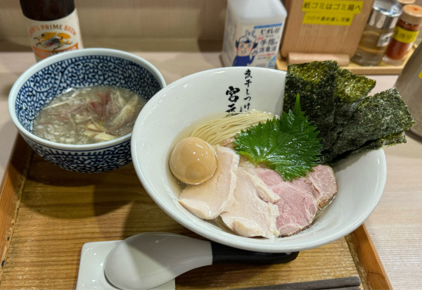 「【限定】冷やし特製昆布水つけ麺（塩）¥1600」@煮干しつけ麺 宮元の写真
