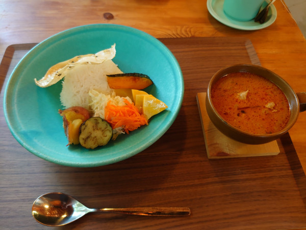 「デビルチキンカレー」@ララカレーオンタケの写真