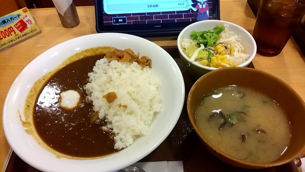「おんたまカレー」@すき家 鴨居駅北口店の写真