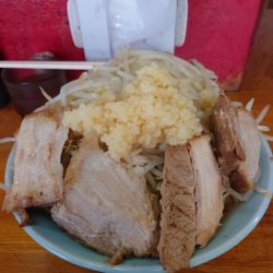 チャーシュー麺  野菜増し  ニンニク