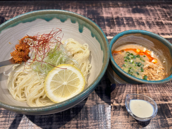 「【限定】冷製豆乳坦々つけ麺1200円」@麺や 結の写真