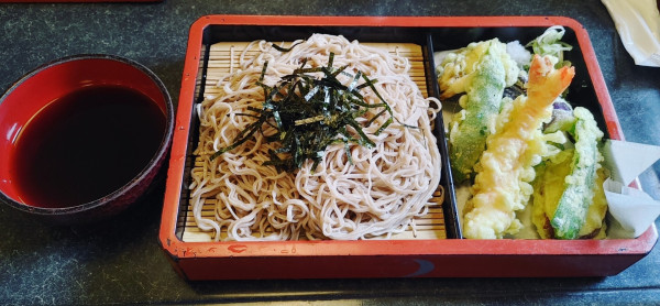 「天ざるそば（1,540円）」@秋月そば 本店の写真