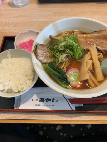 「味豚らーめん（900円）」@喰い処 あかしの写真